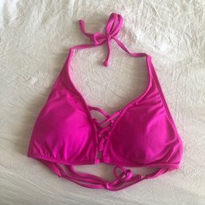 Target Mossimo Pink Swim Bikini Top. Small